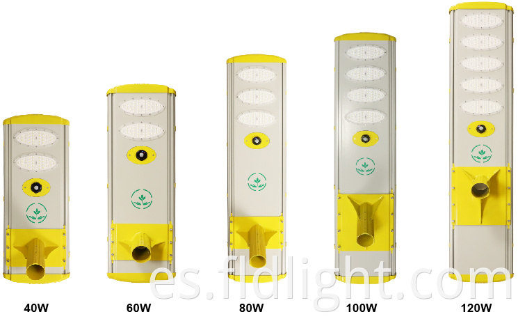 high brightness integrated solar street light